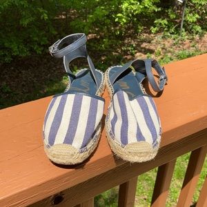 Sam Edelman blue and white shoes
